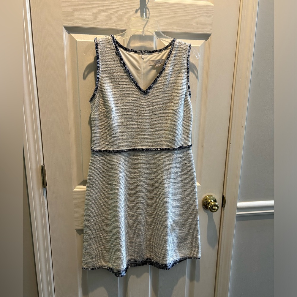Loft tweed dress size 8